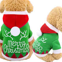 HKM-619091 Hooded Cotton Padded Sweater for Pets - Ideal for Christmas Celebrations