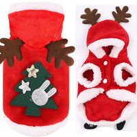 HKM-619091 Hooded Cotton Padded Sweater for Pets - Ideal for Christmas Celebrations