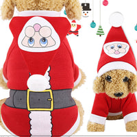 HKM-619091 Hooded Cotton Padded Sweater for Pets - Ideal for Christmas Celebrations