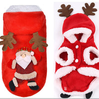 HKM-619091 Hooded Cotton Padded Sweater for Pets - Ideal for Christmas Celebrations