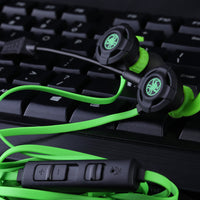 HKM-619155 In-Ear Gaming Headset with Microphone and Enhanced Sound Quality for E-Sports and Music