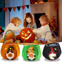 HKM-619219 Cartoon Forest Man Doll Halloween Candy Bag in Orange, Black, or Green - 22x18x0.5CM