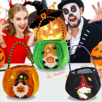 HKM-619219 Cartoon Forest Man Doll Halloween Candy Bag in Orange, Black, or Green - 22x18x0.5CM
