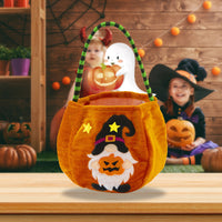HKM-619219 Cartoon Forest Man Doll Halloween Candy Bag in Orange, Black, or Green - 22x18x0.5CM