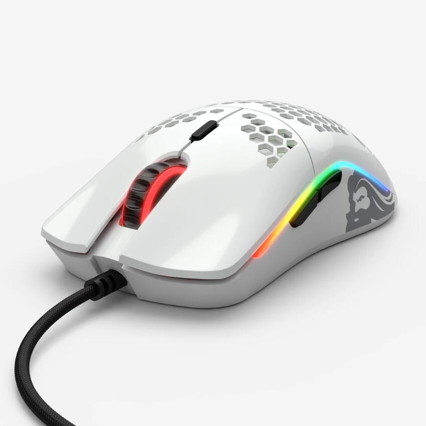 HKM-619283 Lightweight Hollow Optical Gaming Mouse with Adjustable DPI and 6 Keys, Wired USB Connection