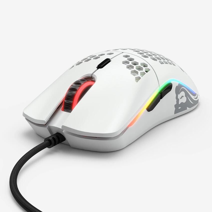 HKM-619283 Lightweight Hollow Optical Gaming Mouse with Adjustable DPI and 6 Keys, Wired USB Connection