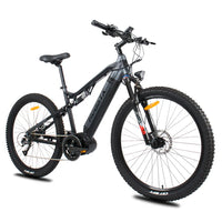 HKM-619411 29-Inch Full Suspension Electric Mountain Bike with Aluminum Alloy Frame and 27 Speed Gears