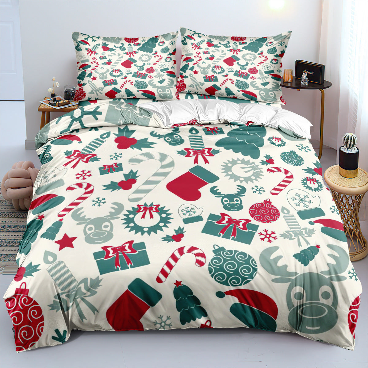 HKM-620243 Cartoon Anime Velvet Bedding Set - Available in Various Sizes