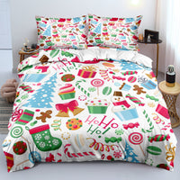 HKM-620243 Cartoon Anime Velvet Bedding Set - Available in Various Sizes