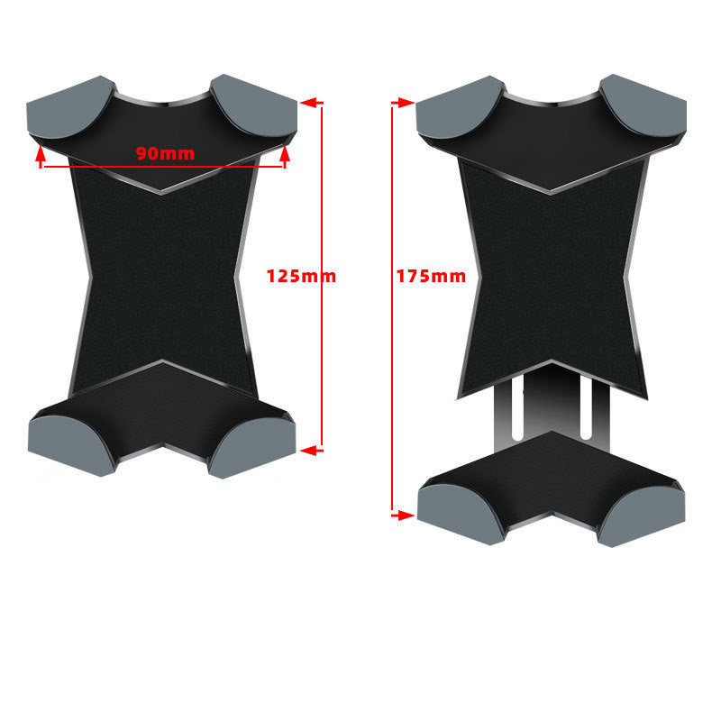 HKM-620307 Mobile Phone Navigation Bracket for Bicycle and Motorcycle – Compatible with 5 to 7.12 Inch Devices, Silicone and Metal Construction