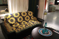 HKM-620307 Nordic Style Decorative Blanket with Artistic Tapestry - Multiple Designs Available (90x90cm to 90x210cm)