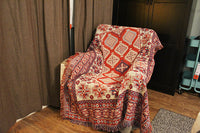HKM-620307 Nordic Style Decorative Blanket with Artistic Tapestry - Multiple Designs Available (90x90cm to 90x210cm)