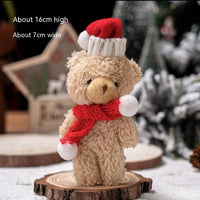 HKM-620371 Charming Floral Accessories Pendant with Brown and White Bear Designs
