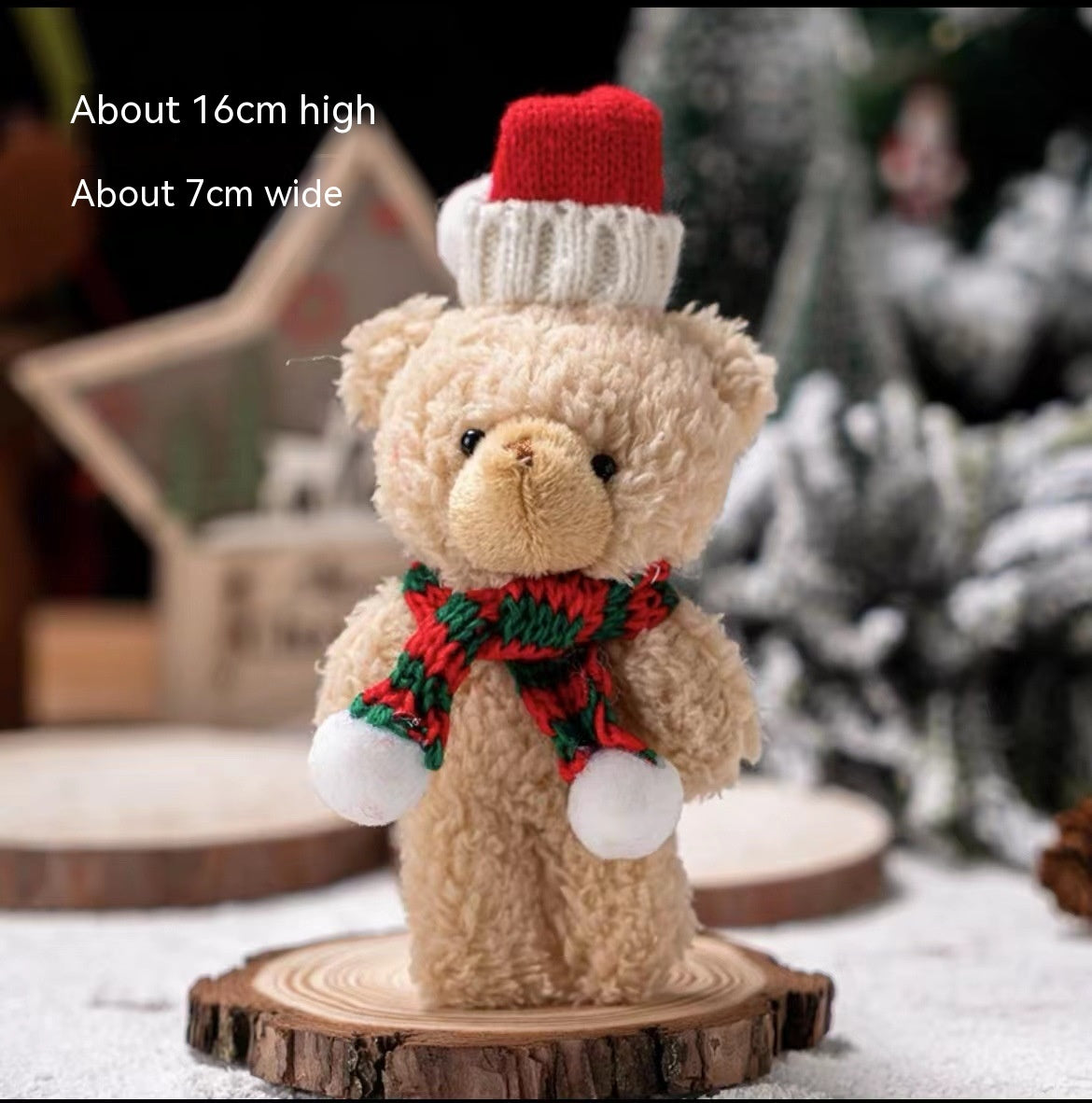 HKM-620371 Charming Floral Accessories Pendant with Brown and White Bear Designs