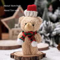 HKM-620371 Charming Floral Accessories Pendant with Brown and White Bear Designs