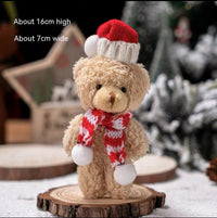 HKM-620371 Charming Floral Accessories Pendant with Brown and White Bear Designs
