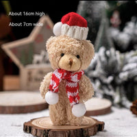 HKM-620371 Charming Floral Accessories Pendant with Brown and White Bear Designs