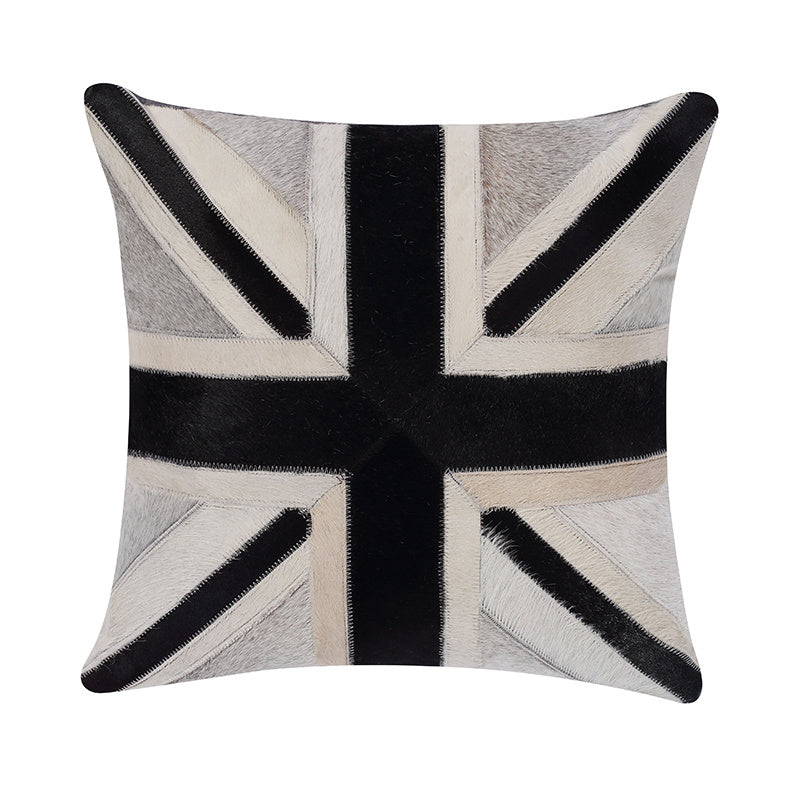 HKM-620371 Cowhide Memory Foam Cushion Pillow for Home, Car, and Office Use