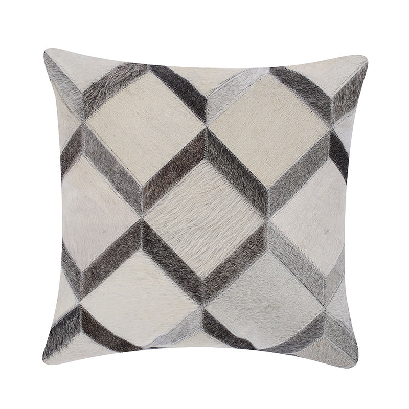 HKM-620371 Cowhide Memory Foam Cushion Pillow for Home, Car, and Office Use