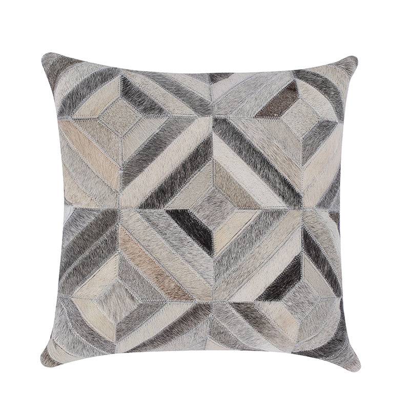 HKM-620371 Cowhide Memory Foam Cushion Pillow for Home, Car, and Office Use