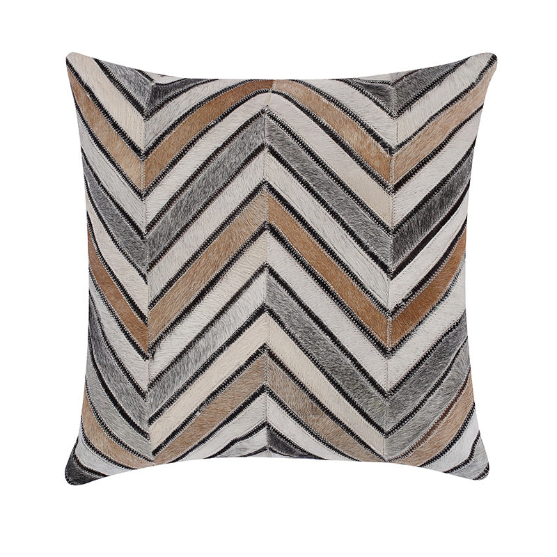 HKM-620371 Cowhide Memory Foam Cushion Pillow for Home, Car, and Office Use