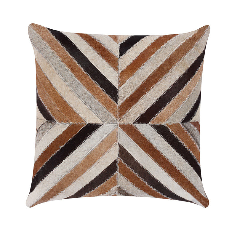 HKM-620371 Cowhide Memory Foam Cushion Pillow for Home, Car, and Office Use