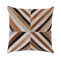 HKM-620371 Cowhide Memory Foam Cushion Pillow for Home, Car, and Office Use