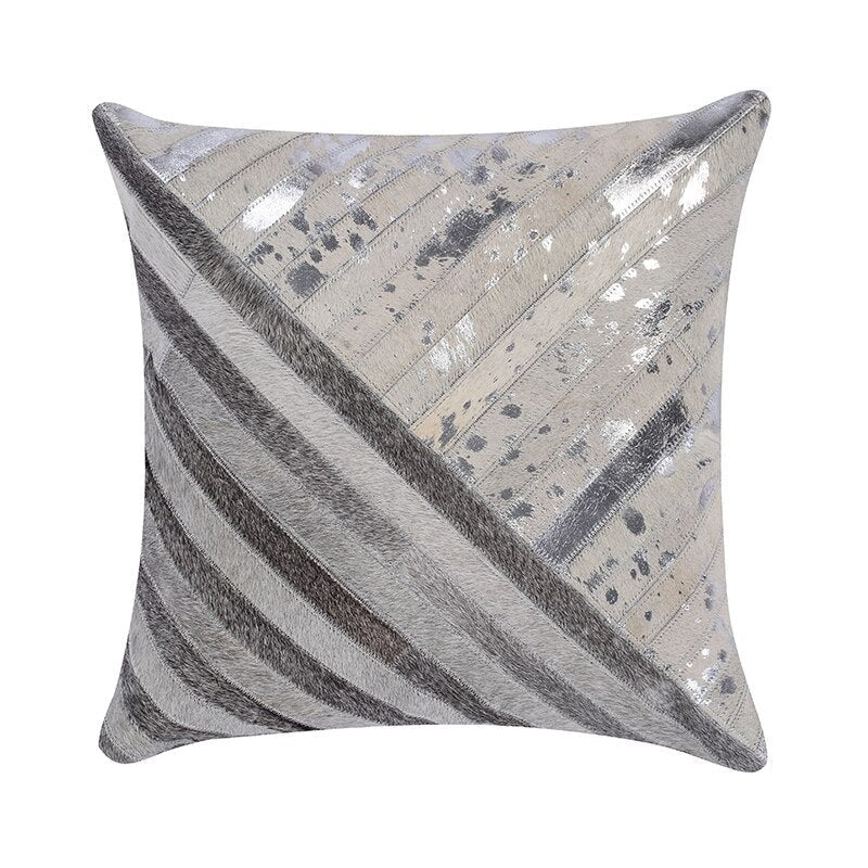 HKM-620371 Cowhide Memory Foam Cushion Pillow for Home, Car, and Office Use