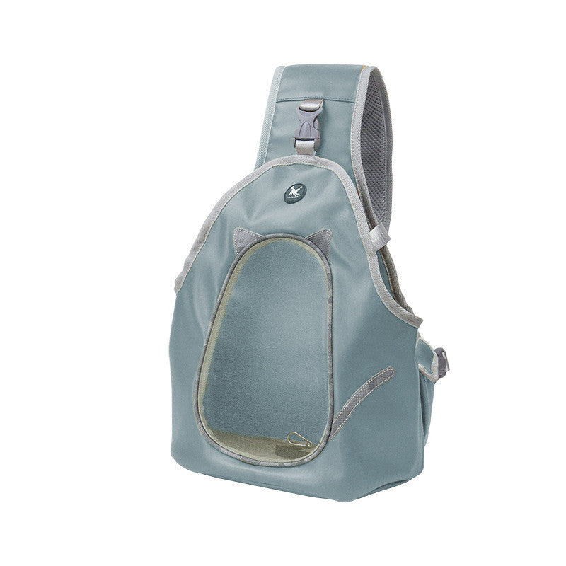HKM-620435 Folding Leather Pet Chest Backpack for Small to Medium Pets - Multiple Colors Available