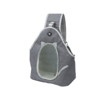 HKM-620435 Folding Leather Pet Chest Backpack for Small to Medium Pets - Multiple Colors Available