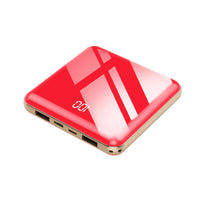 HKM-620499 Mini Full Screen Power Bank - 10000mAh, 8000mAh, 5000mAh Capacity, Lightweight Plastic Design, Multiple Colors Available