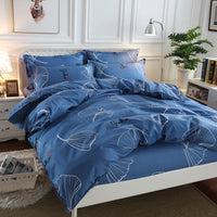 HKM-620563 Four-Piece Personalized Home Textile Bedding Set - Aloe Cotton and Polyester, Simple Designs