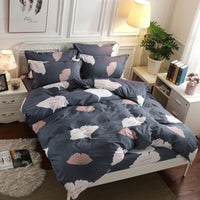 HKM-620563 Four-Piece Personalized Home Textile Bedding Set - Aloe Cotton and Polyester, Simple Designs