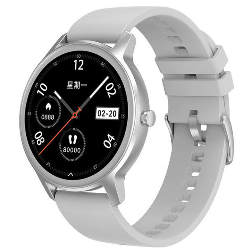 HKM-620755 IP67 Waterproof Heart Rate and Sleep Monitoring Fitness Tracker with 1.28-Inch LCD Display and Magnetic Charging
