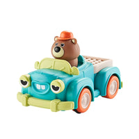 HKM-620819 Interactive Bear Car Chair Stacking Toys for Kids - Parent-Child Learning Game