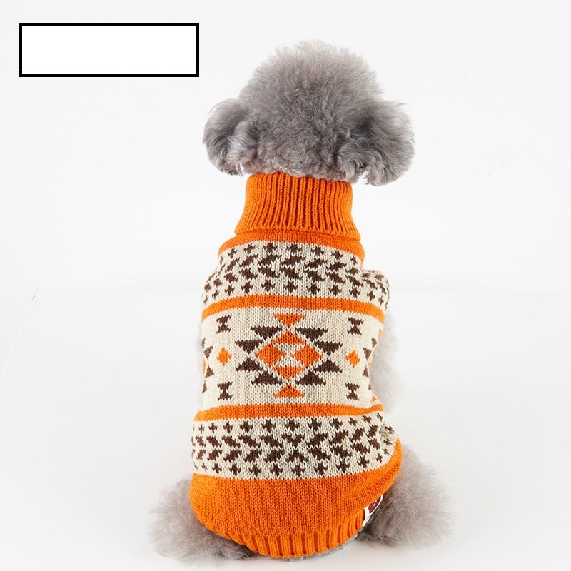 HKM-620883 Christmas Patterned Double-Sided Polar Fleece Dog Jacket in Multiple Sizes