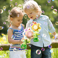 HKM-620883 Rechargeable Sunflower Bubble Shooter for Kids - Outdoor Fun and Playtime Activities