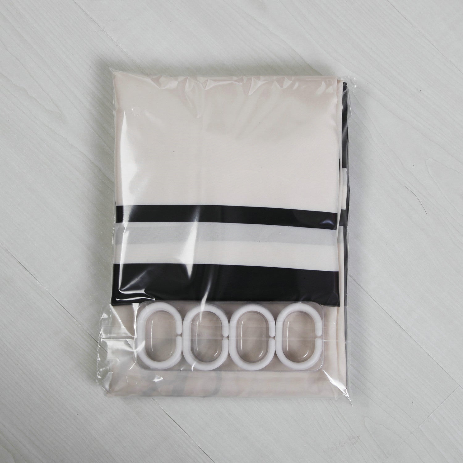 HKM-620947 Waterproof Spring Spun Polyester Shower Curtain - Multiple Sizes Available