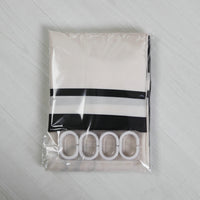 HKM-620947 Waterproof Spring Spun Polyester Shower Curtain - Multiple Sizes Available