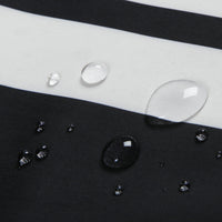 HKM-620947 Waterproof Spring Spun Polyester Shower Curtain - Multiple Sizes Available
