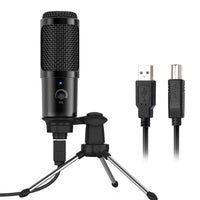 HKM-620947 Wired Condenser Microphone for Computer & Home Recording - A6 Model, USB Powered