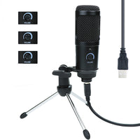 HKM-620947 Wired Condenser Microphone for Computer & Home Recording - A6 Model, USB Powered