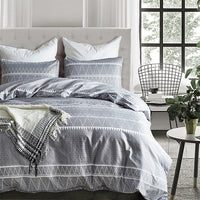 HKM-621011 Floral Polyester Duvet Cover Set - 3-Piece Bedding Collection