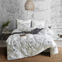 HKM-621011 Floral Polyester Duvet Cover Set - 3-Piece Bedding Collection
