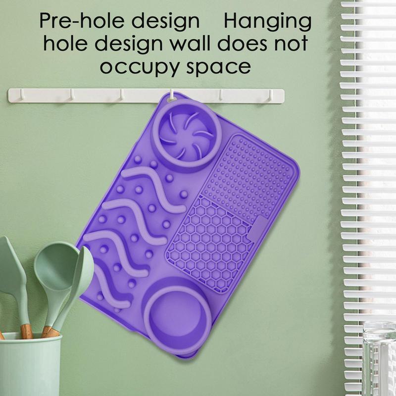 HKM-621011 Multi-Functional Silicone Pet Licking Pad for Safe and Comfortable Feeding