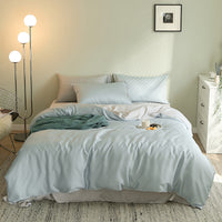 HKM-621075 Tencel Solid Color Bed Set - Four-Piece Collection with Various Color Options