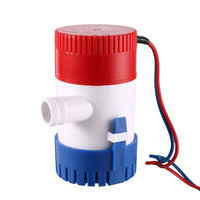 HKM-621395 12V/24V DC Submersible Bilge Pump for Water Removal and Circulation - 70L/min, 4m Head
