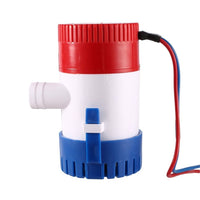 HKM-621395 12V/24V DC Submersible Bilge Pump for Water Removal and Circulation - 70L/min, 4m Head