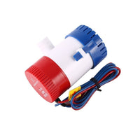 HKM-621395 12V/24V DC Submersible Bilge Pump for Water Removal and Circulation - 70L/min, 4m Head