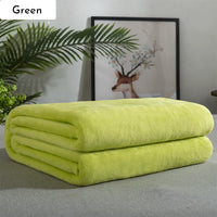 HKM-621395 Lightweight Gray Flannel Fleece Blanket - Soft, Breathable, Versatile Throw for Home and Outdoor Use